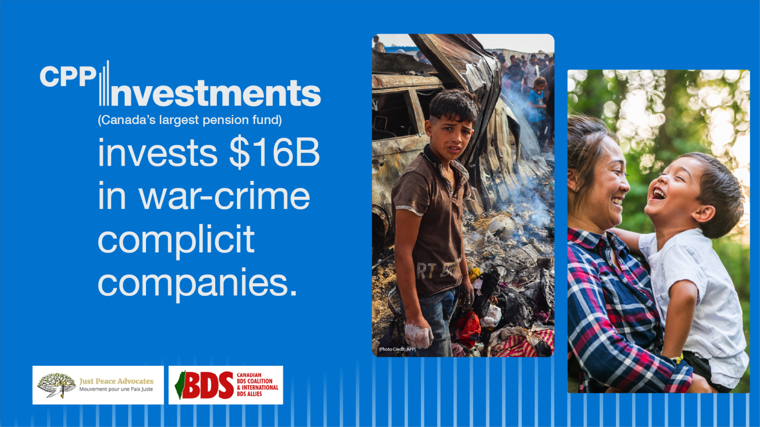 CPPIB investment in war crimes and potentially genocide increases to ...