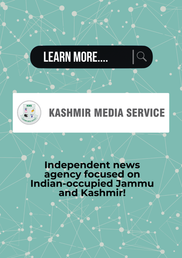 Kashmir Media Service
Independent news agency focused on Indian-occupied Jammu and Kashmir!