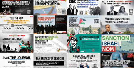 Collage of graphics for various current and past letter writing campaigns